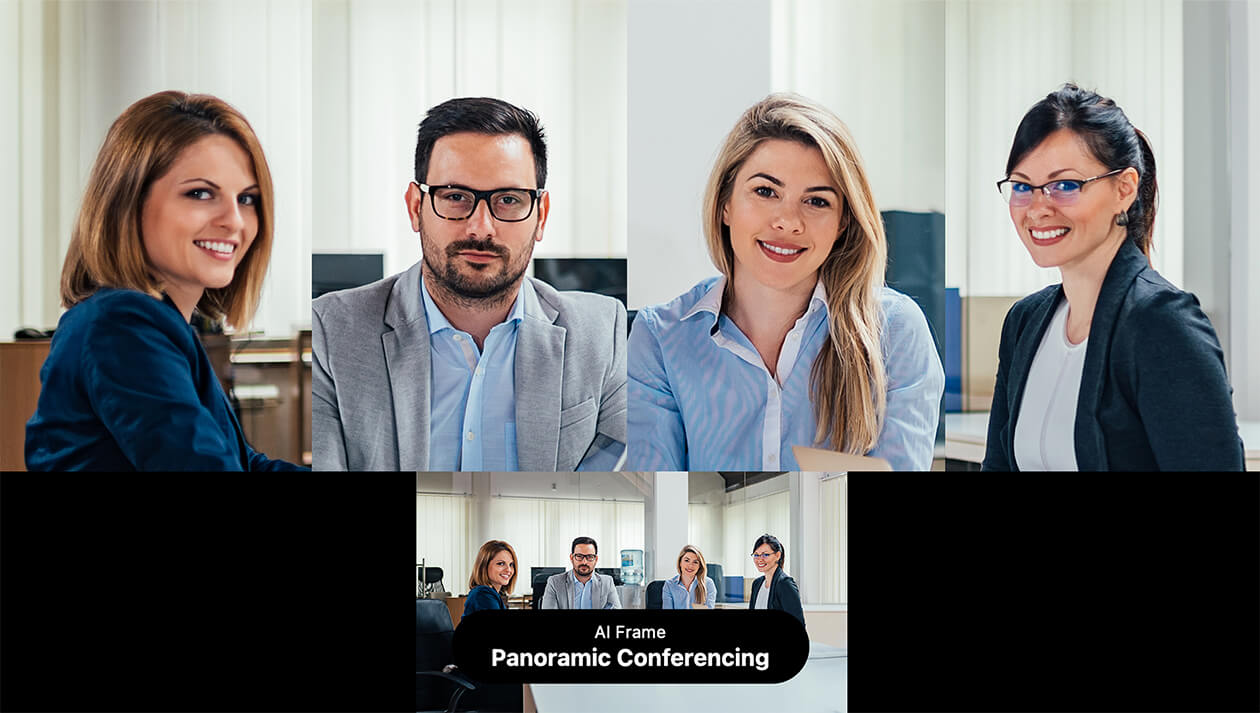 AI Panoramic Conferencing Activated